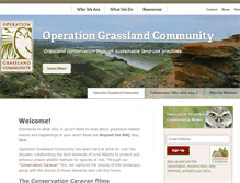 Tablet Screenshot of grasslandcommunity.org